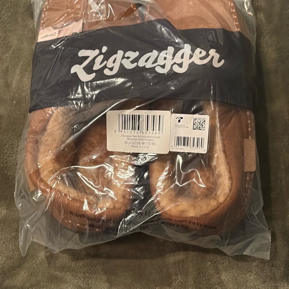 Zigzagger Brown Slippers